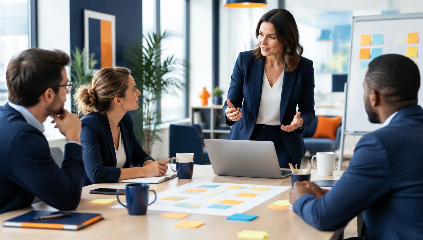 Atelier de déploiement CRM avec une équipe commerciale
